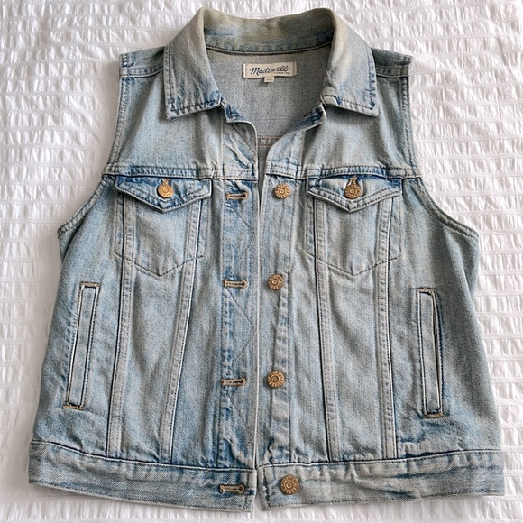 Madewell Denim Vest, S - Picture 4 of 13